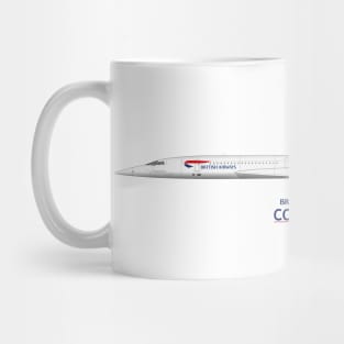 British Airways Concorde 1997 To 2003 Mug